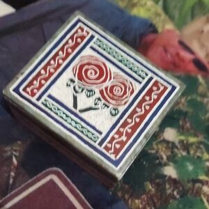 Vintage Stone / Clay ?! Grateful Dead Inspo Stash / Trinket Box